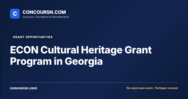 Illustration de l’article : ECON Cultural Heritage Grant Program in Georgia