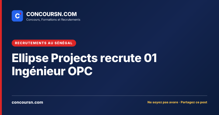 Illustration de l’article : Ellipse Projects recrute 01 Ingénieur OPC