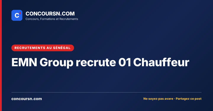 Illustration de l’article : EMN Group recrute 01 Chauffeur