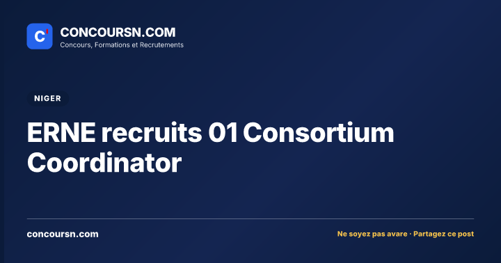 Illustration de l’article : ERNE recruits 01 Consortium Coordinator