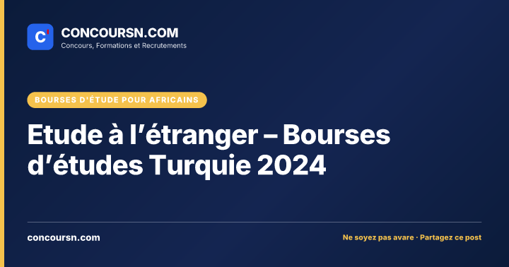 Illustration de l’article : Etude à l’étranger – Bourses d’études Turquie 2024