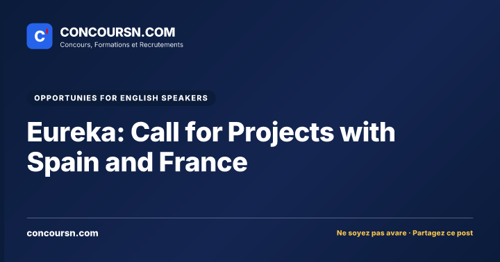 Eureka: Call for Projects with Spain and France
