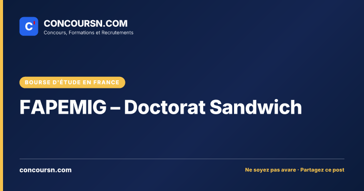 Illustration de l’article : FAPEMIG – Doctorat Sandwich