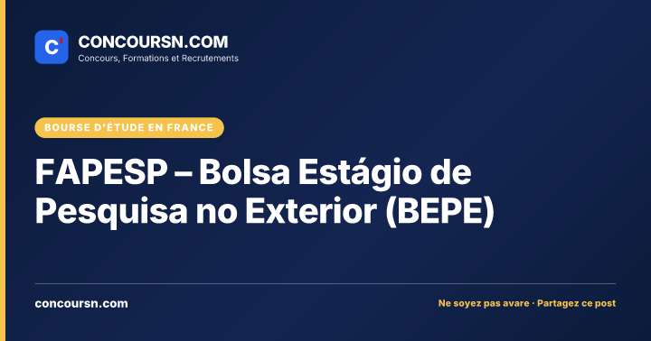 Illustration de l’article : FAPESP – Bolsa Estágio de Pesquisa no Exterior (BEPE)