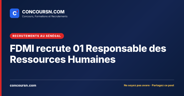 Illustration de l’article : FDMI recrute 01 Responsable des Ressources Humaines