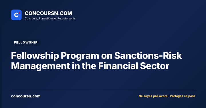 Illustration de l’article : Fellowship Program on Sanctions-Risk Management in the Financial Sector
