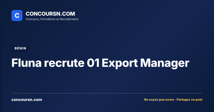 Illustration de l’article : Fluna recrute 01 Export Manager