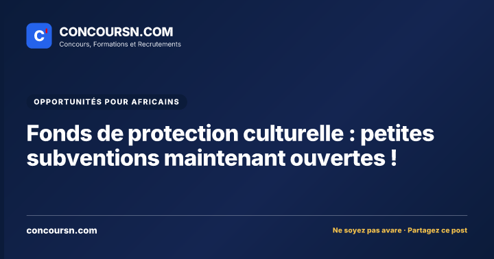 Illustration de l’article : Fonds de protection culturelle : petites subventions maintenant ouvertes !