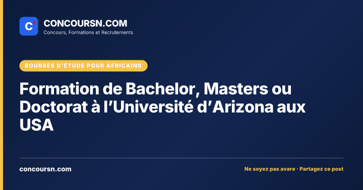 Illustration de l’article : Formation de Bachelor, Masters ou Doctorat à l’Université d’Arizona aux USA