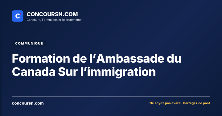 Illustration de l’article : Formation de l’Ambassade du Canada Sur l’immigration