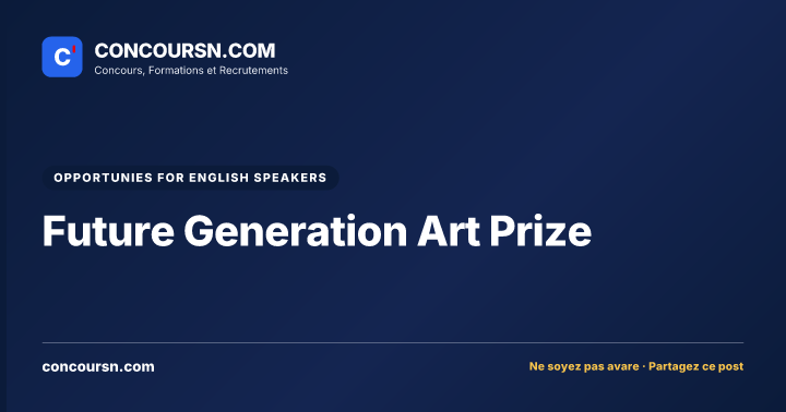 Illustration de l’article : Future Generation Art Prize