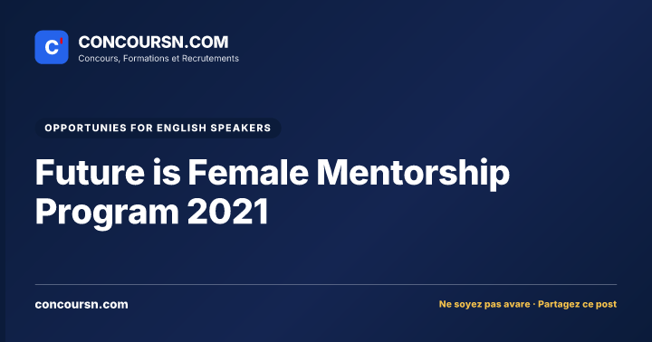 Illustration de l’article : Future is Female Mentorship Program 2021