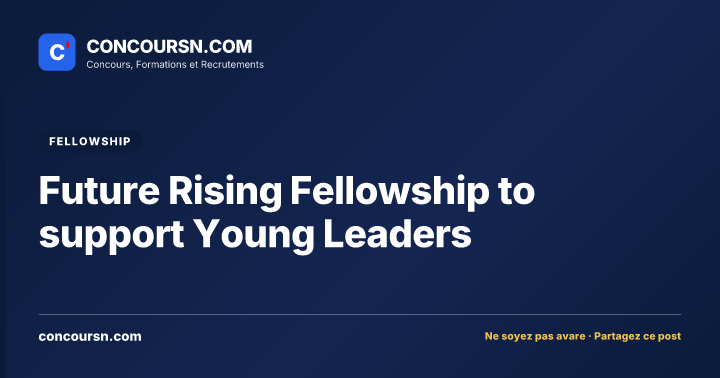 Illustration de l’article : Future Rising Fellowship to support Young Leaders