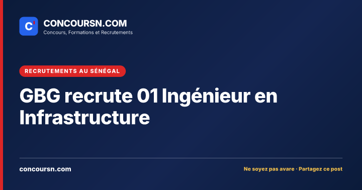 Illustration de l’article : GBG recrute 01 Ingénieur en Infrastructure