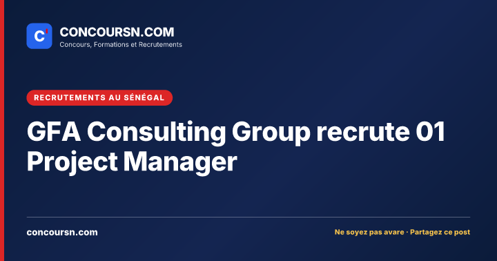 Illustration de l’article : GFA Consulting Group recrute 01 Project Manager