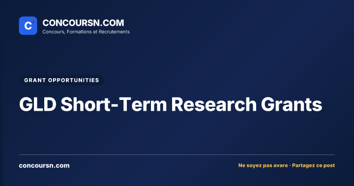 Illustration de l’article : GLD Short-Term Research Grants