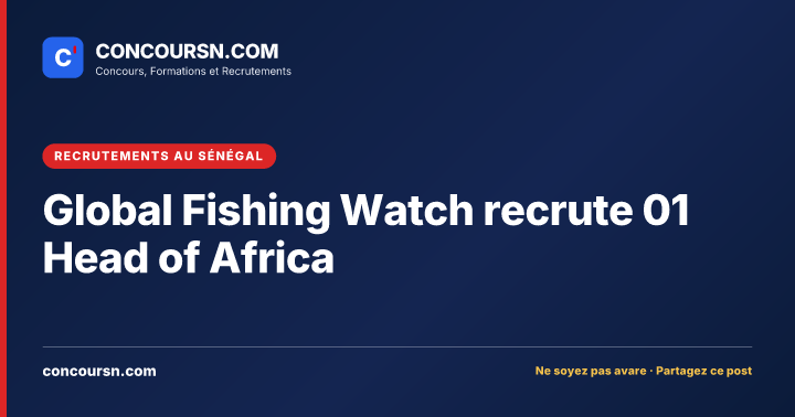 Illustration de l’article : Global Fishing Watch recrute 01 Head of Africa