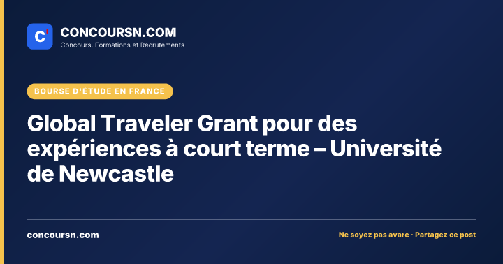 Illustration de l’article : Global Traveler Grant pour des expériences à court terme – Université de Newcastle