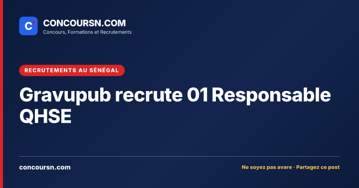 Illustration de l’article : Gravupub recrute 01 Responsable QHSE