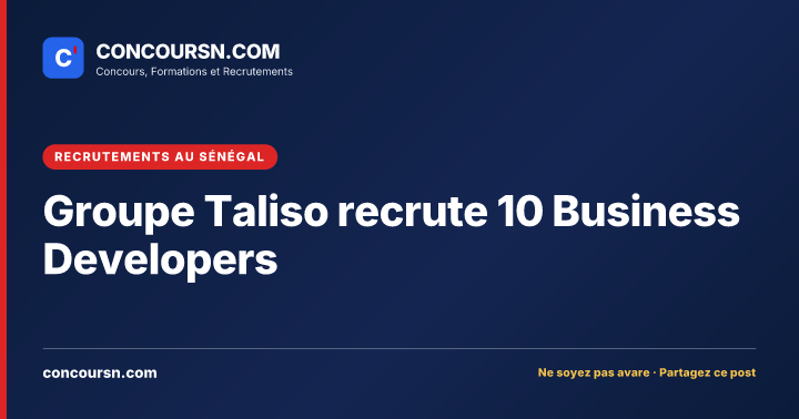 Illustration de l’article : Groupe Taliso recrute 10 Business Developers