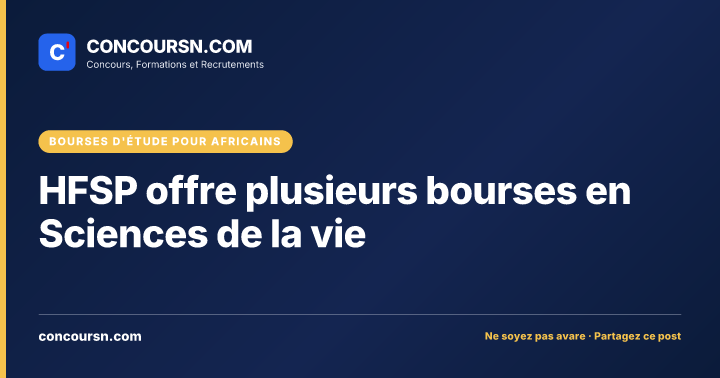 Illustration de l’article : HFSP offre plusieurs bourses en Sciences de la vie