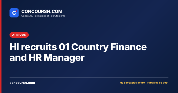 Illustration de l’article : HI recruits 01 Country Finance and HR Manager