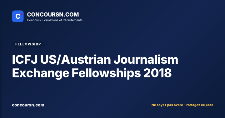 Illustration de l’article : ICFJ US/Austrian Journalism Exchange Fellowships 2018