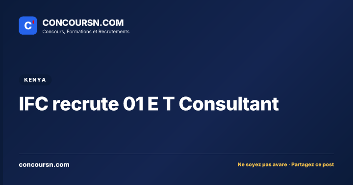 Illustration de l’article : IFC recrute 01 E T Consultant