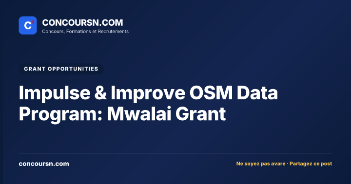 Illustration de l’article : Impulse & Improve OSM Data Program: Mwalai Grant