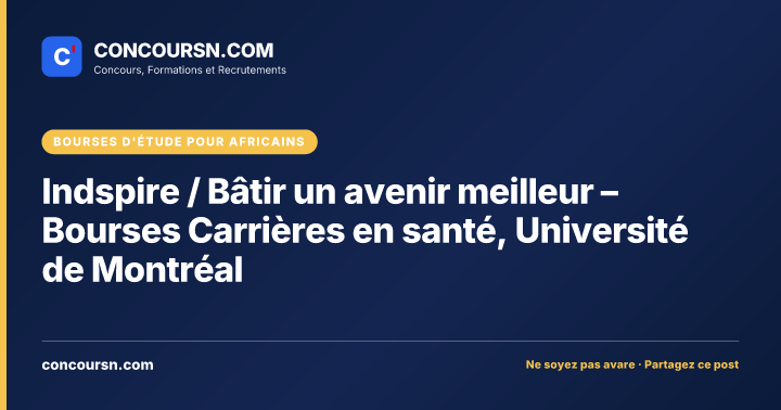 Illustration de l’article : Indspire / Bâtir un avenir meilleur – Bourses Carrières en santé, Université de Montréal