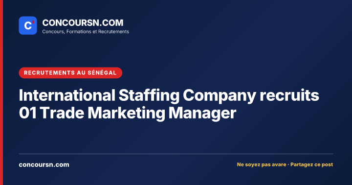 Illustration de l’article : International Staffing Company recruits 01 Trade Marketing Manager