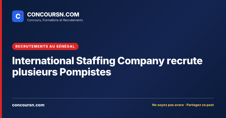 Illustration de l’article : International Staffing Company recrute plusieurs Pompistes