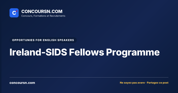 Illustration de l’article : Ireland-SIDS Fellows Programme