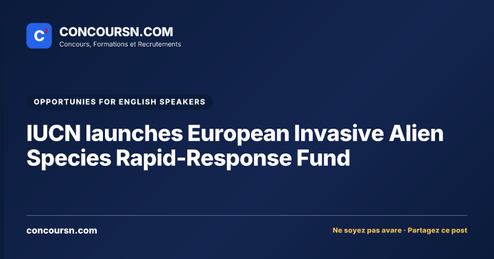 Illustration de l’article : IUCN launches European Invasive Alien Species Rapid-Response Fund