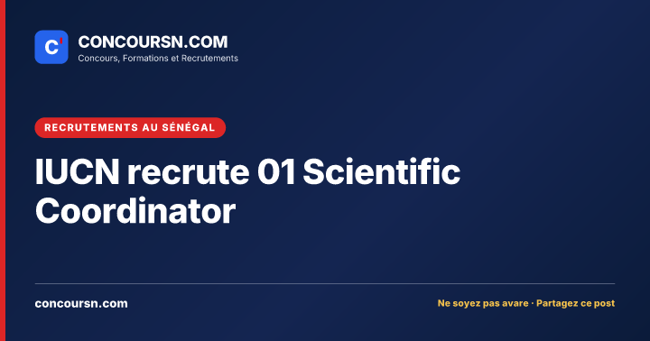 Illustration de l’article : IUCN recrute 01 Scientific Coordinator