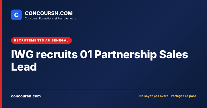 Illustration de l’article : IWG recruits 01 Partnership Sales Lead