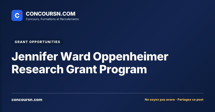 Illustration de l’article : Jennifer Ward Oppenheimer Research Grant Program
