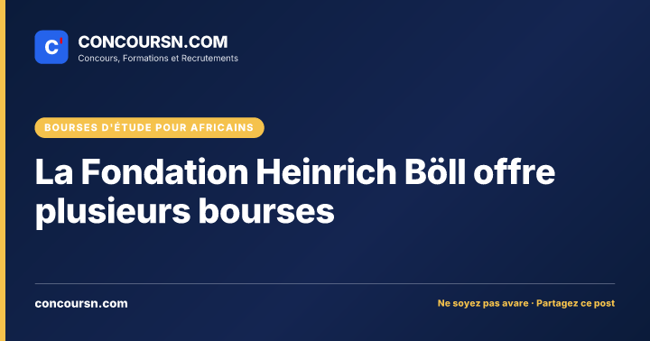 Illustration de l’article : La Fondation Heinrich Böll offre plusieurs bourses