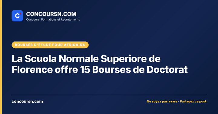 Illustration de l’article : La Scuola Normale Superiore de Florence offre 15 Bourses de Doctorat
