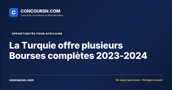 Illustration de l’article : La Turquie offre plusieurs Bourses complètes 2023-2024
