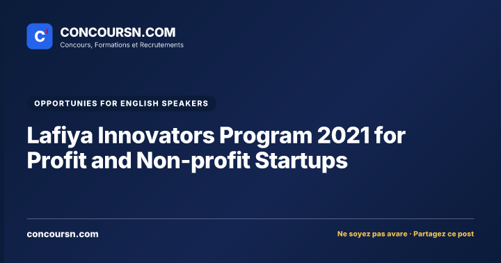Illustration de l’article : Lafiya Innovators Program 2021 for Profit and Non-profit Startups