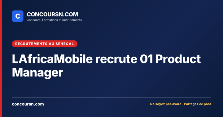 Illustration de l’article : LAfricaMobile recrute 01 Product Manager