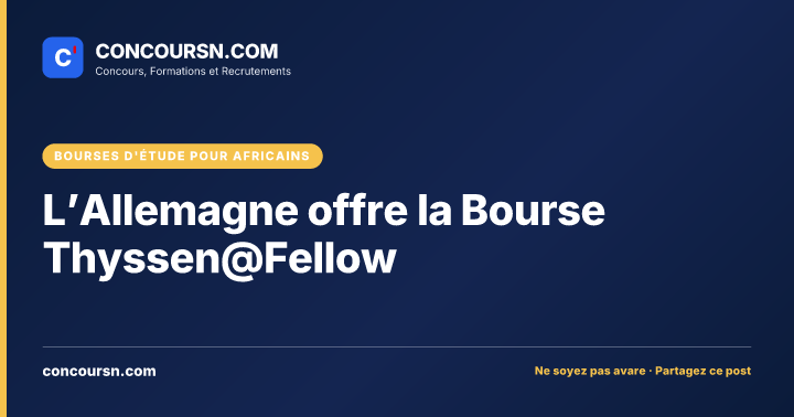 Illustration de l’article : L’Allemagne offre la Bourse Thyssen@Fellow