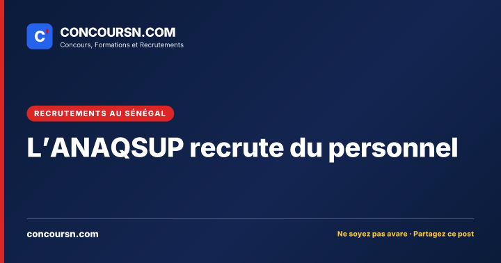 Illustration de l’article : L’ANAQSUP recrute du personnel