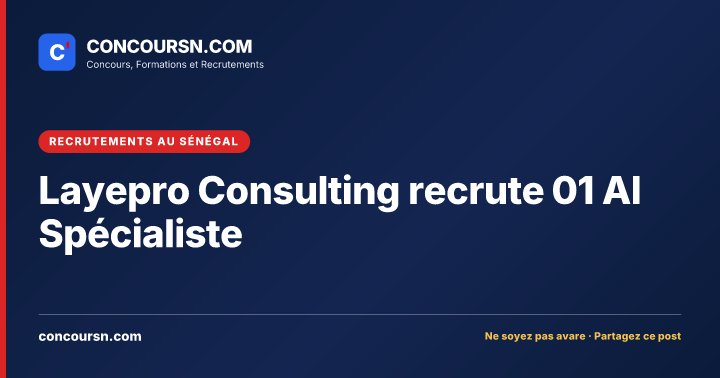Illustration de l’article : Layepro Consulting recrute 01 AI Spécialiste