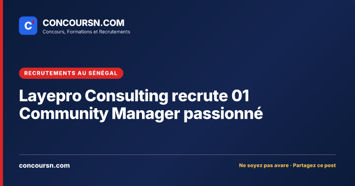 Illustration de l’article : Layepro Consulting recrute 01 Community Manager passionné