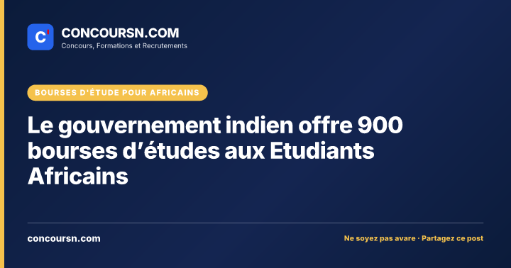 Illustration de l’article : Le gouvernement indien offre 900 bourses d’études aux Etudiants Africains