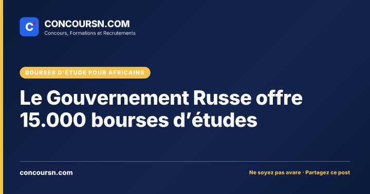 Illustration de l’article : Le Gouvernement Russe offre 15.000 bourses d’études