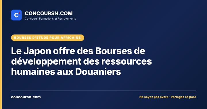 Illustration de l’article : Le Japon offre des Bourses de développement des ressources humaines aux Douaniers
