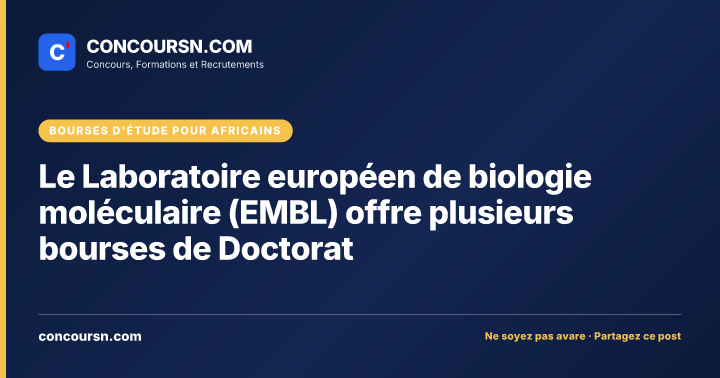 Illustration de l’article : Le Laboratoire européen de biologie moléculaire (EMBL) offre plusieurs bourses de Doctorat